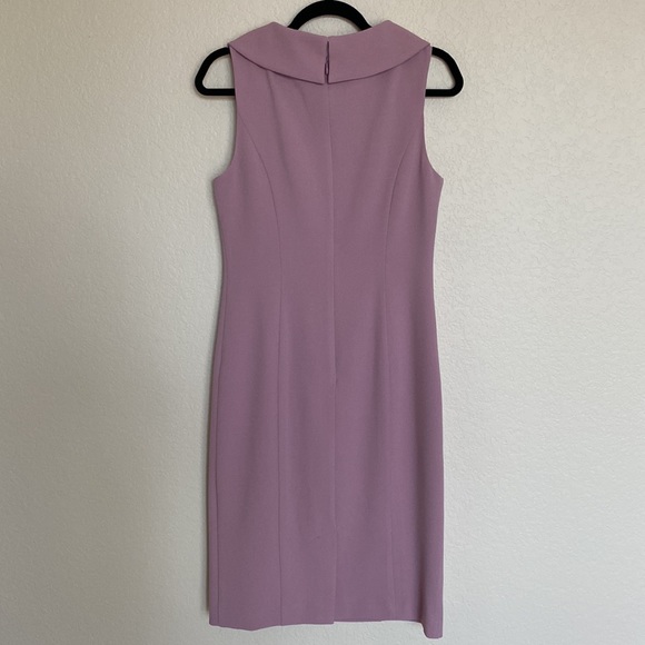 Harper Rose Tie Neck Sheath Dress Sz 8 - Picture 3 of 6